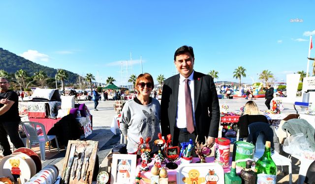 Fethiye Belediye Başkanı Karaca’dan Yeni Yıl Pazarı’na ziyaret