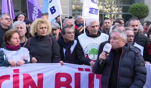 TBMM önünde  "Halk için Bütçe, Demokratik Türkiye" konulu açıklamaya polis izin vermedi