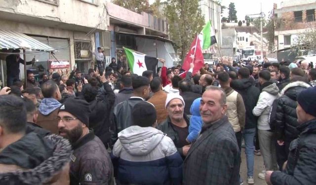 Adıyaman’da Suriyeliler kutlama yaptı