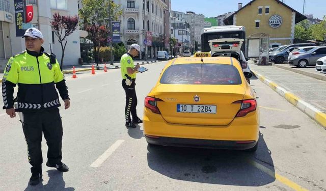 Bandırma’da trafik denetimlerinde ceza yağdı