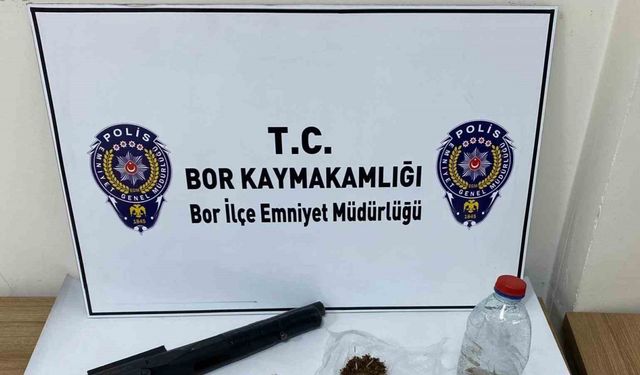 Bor’da uyuşturucu operasyonu: 1 tutuklama