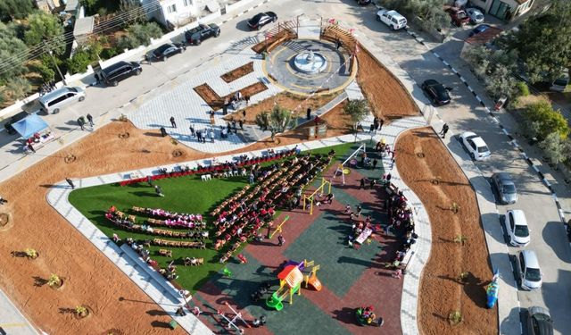 Çorum Belediyesi’nin Kıbrıs’ta yaptığı park törenle açıldı