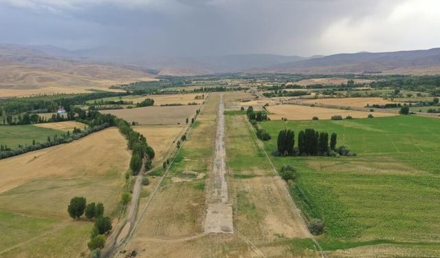 Divriği havaalanı yeniden hayat buluyor