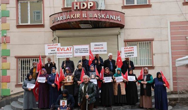 Diyarbakır’da evlat nöbetindeki aile sayısı 380’e yükseldi