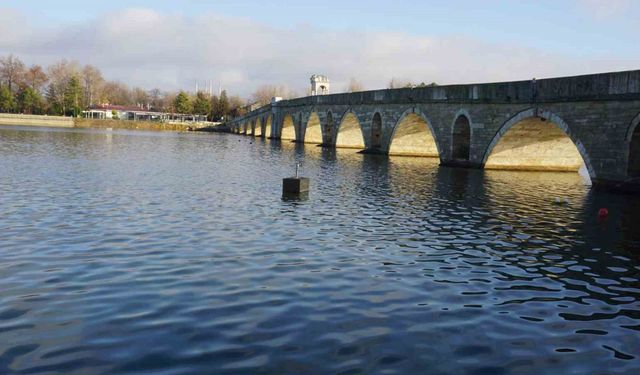 Edirne’deki yağışlar Meriç ve Tunca nehirlerinin debisini artırdı