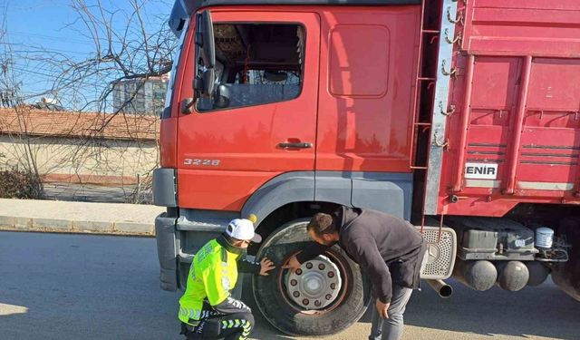 Ereğli’de kış lastiği denetimi