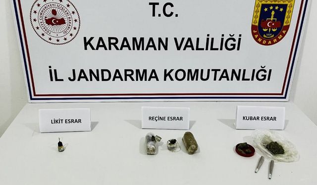 Kahve kavanozdan reçine esrar çıktı