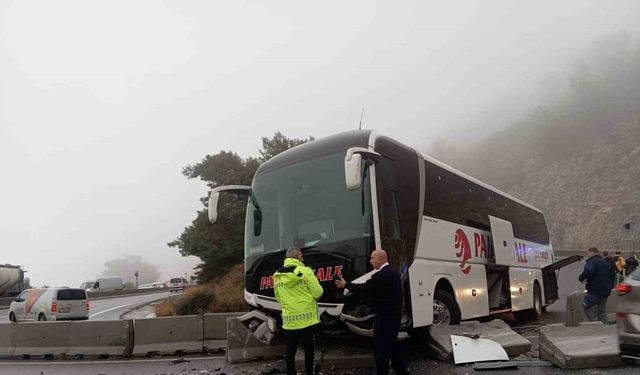 Muğla’da otobüs kazası: 5 yaralı