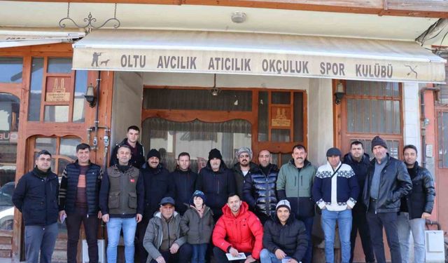 Oltu’da 17 avcı sınava girdi