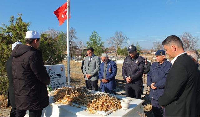 Şehit Serttaş, şahadetinin yıl dönümünde dualarla yad edildi