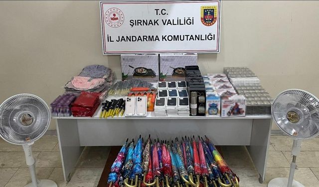 Şırnak’ta jandarma ekiplerinden asayiş ve kaçakçılık operasyonu