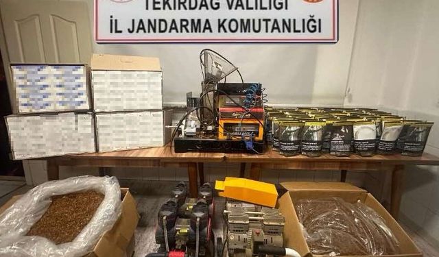 Tekirdağ’da jandarma operasyonları