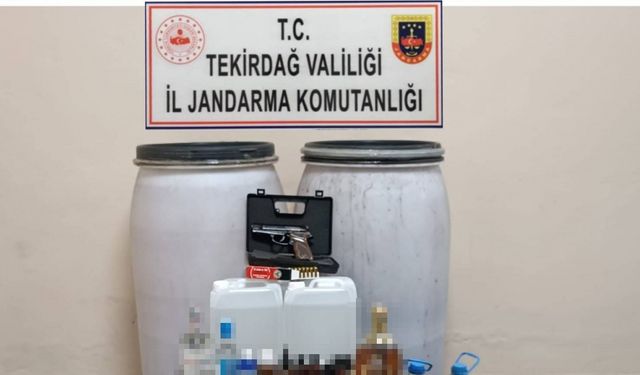 Tekirdağ’da yılbaşı öncesi kaçak içki operasyonu