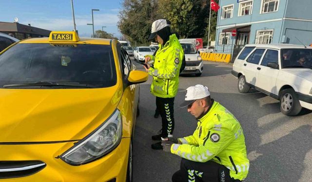 Ticari taksilere kış lastiği uygulaması