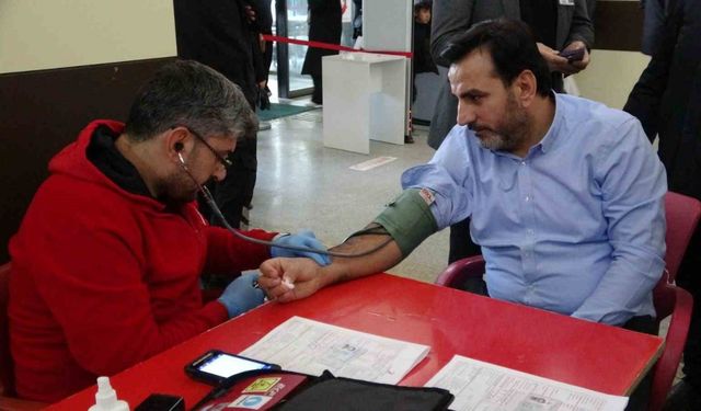 Van’da kan bağışına yoğun ilgi