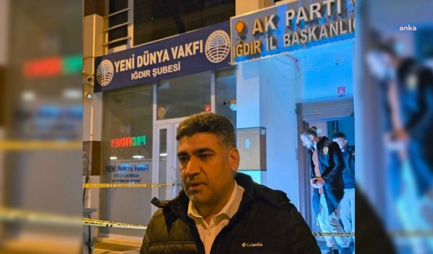 AK Parti Iğdır İl Başkanlığı'na molotofkokteylli saldırı