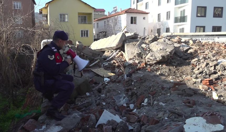 Amasya'da deprem tatbikatı...