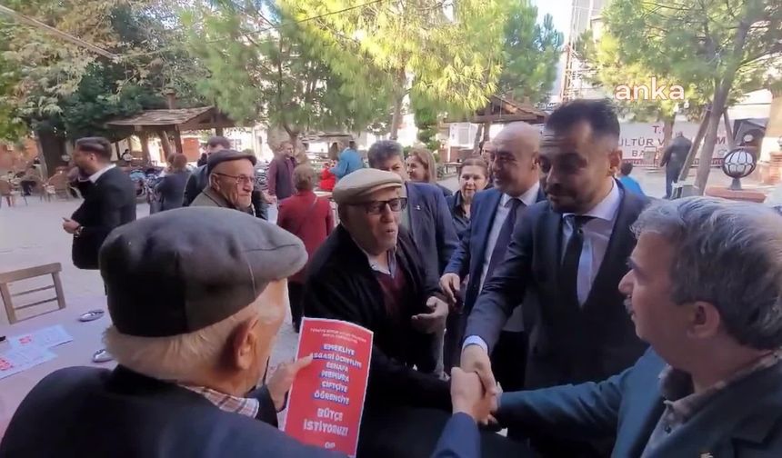 CHP’lilere dert yanan emekli vatandaş: “Emekli değil bizi dilenci ettiler, kendileri utansın"