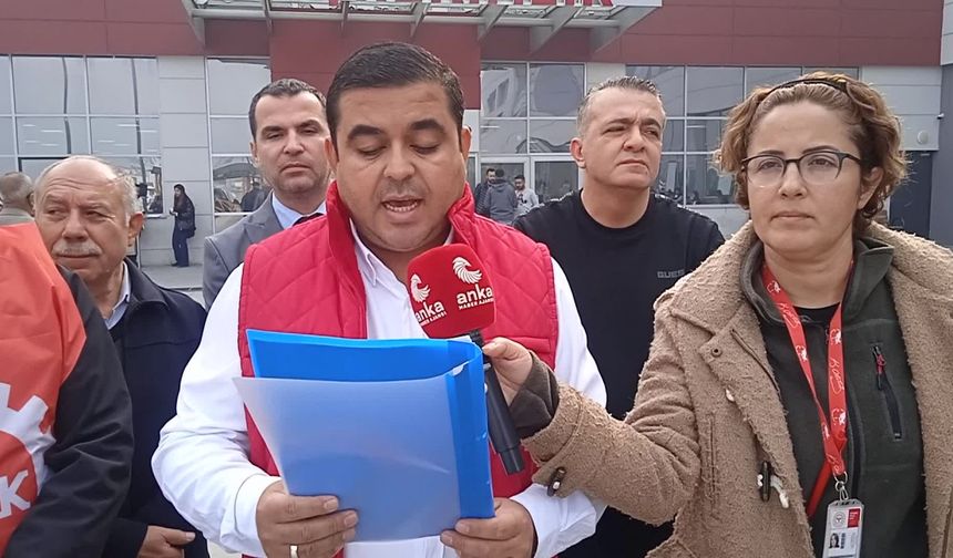 Dev Sağlık-İş Sendikası Osmaniye Şube Başkanı Türk: “Haftalık 40 saatlik çalışma hakkımızı tanımayan bir toplu iş sözleşmesi, toplu sözleşme değildir"