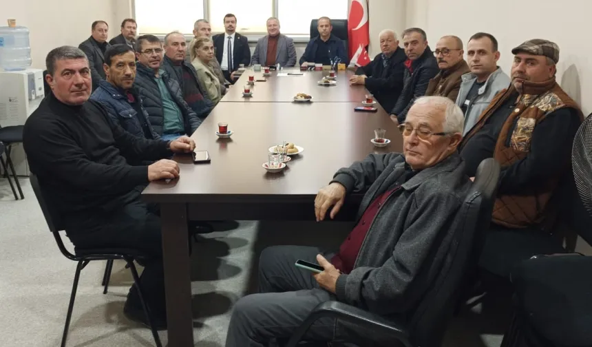 CHP’nin Keşanlı İl Genel Meclis üyelerinden Muhtarlar Derneği’ne ziyaret