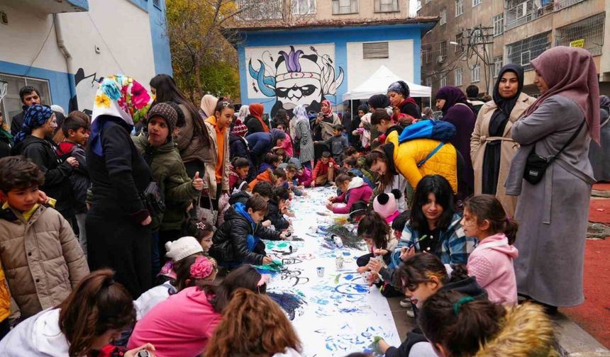 Diyarbakır’da çocuklar ‘Sanat ve Spor Şenliği’nde eğlendi