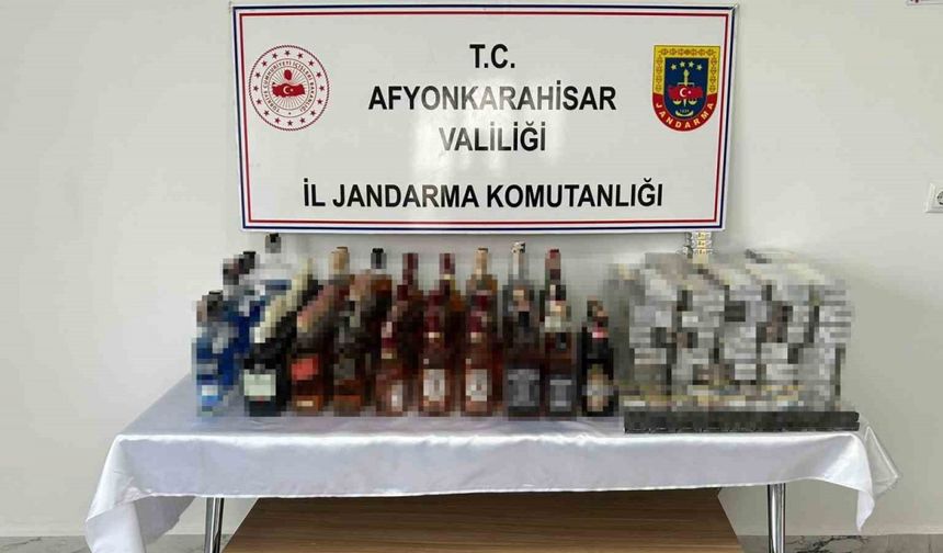 İzin belgesi olmadan sigara ve alkol satılan iş yerine baskın