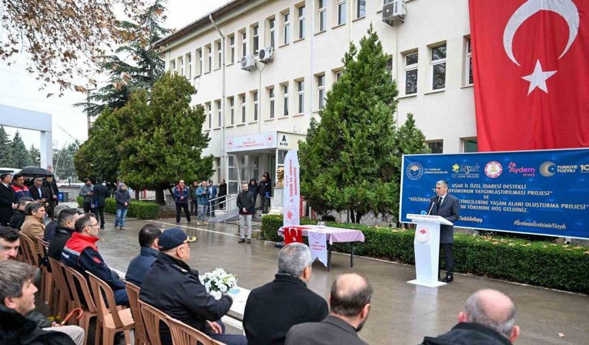 Uşak’ta yetiştiricilere 500 adet Eşme koyunu dağıtıldı